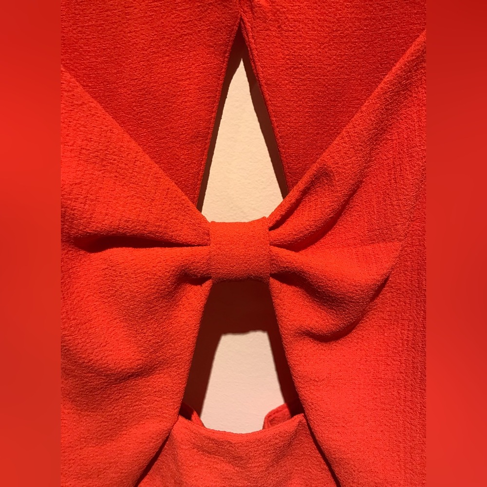 ASOS Orange Mini Dress - Picture 4 of 6